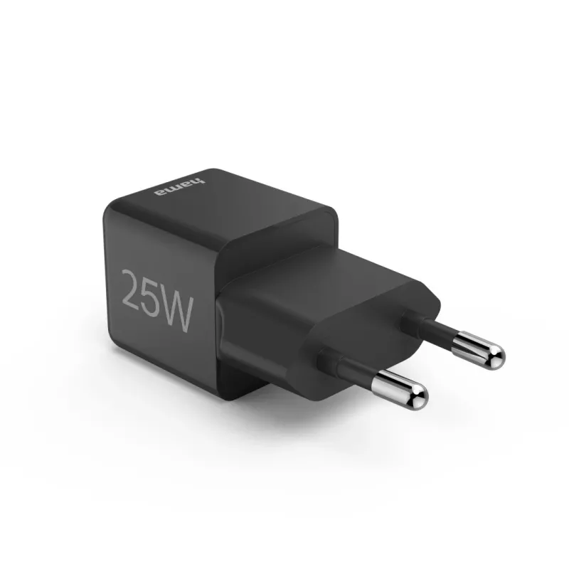 Hama 00201985 Carregador para dispositivos móveis smartphone preto carregamento rápido AC interior