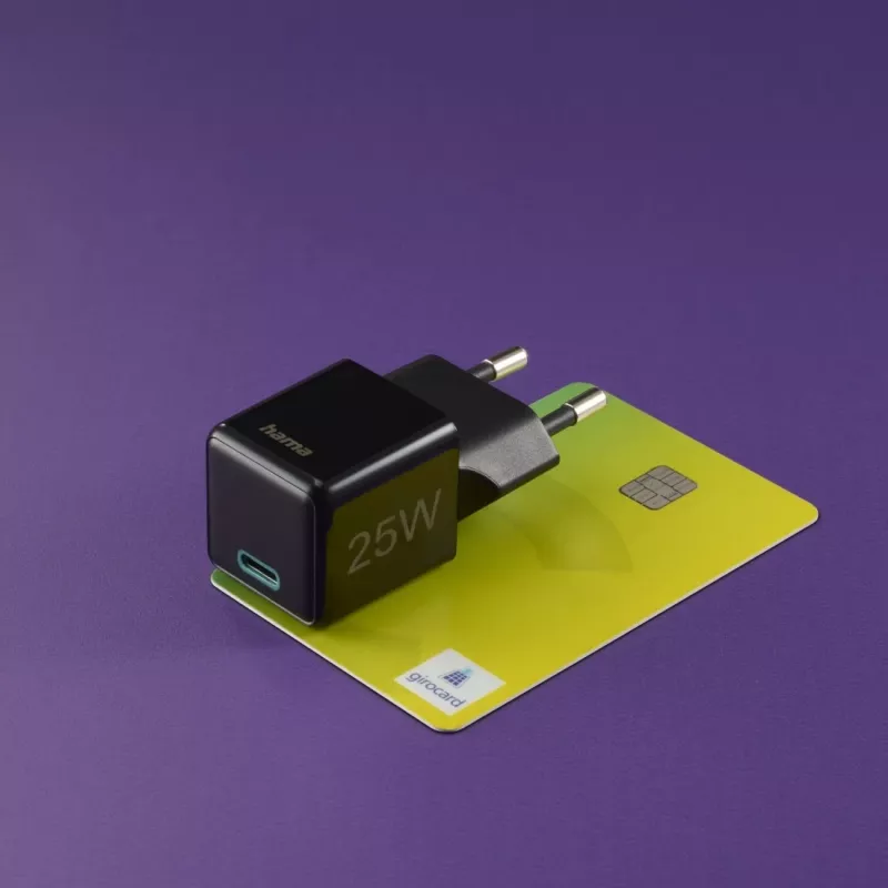 Hama 00201985 Carregador para dispositivos móveis smartphone preto carregamento rápido AC interior
