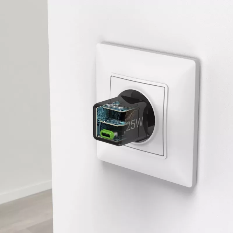 Hama 00201985 Carregador para dispositivos móveis smartphone preto carregamento rápido AC interior
