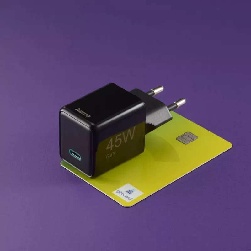 Hama 00201987 Carregador para dispositivos móveis portátil, smartphone, tablet preto carregamento rápido AC interior