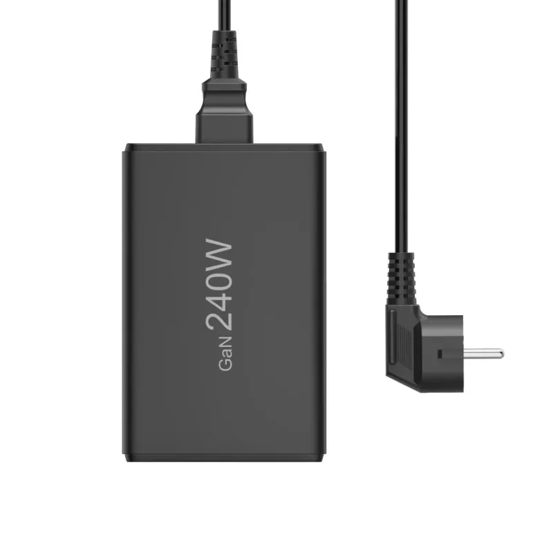 Estação de carregamento HAMA 201977, 240W total, 4× USB-C, 1× USB-A, preto
