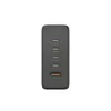 Estação de carregamento HAMA 201977, 240W total, 4× USB-C, 1× USB-A, preto