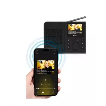 Rádio pessoal Hama 00054257 Sintonizador digital DAB DAB+ FM 3W
