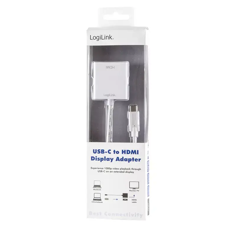Adaptador gráfico USB LogiLink UA0236A branco
