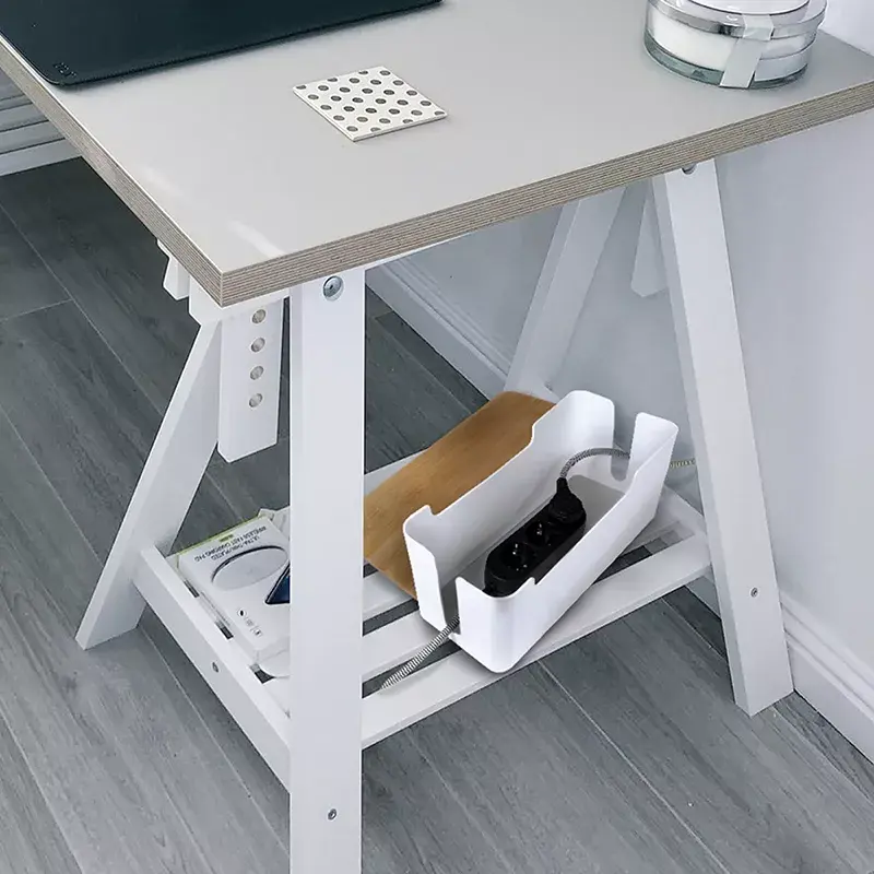 Tampa para extensão elétrica LogiLink KAB0075 tampa de bambu branco