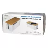 Tampa para extensão elétrica LogiLink KAB0075 tampa de bambu branco