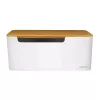 Tampa para extensão elétrica LogiLink KAB0075 tampa de bambu branco