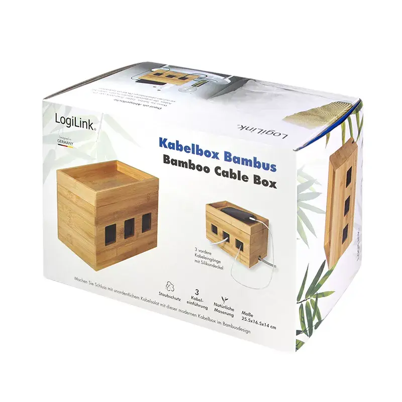 Caixa para cabos LogiLink KAB0076 madeira 140x255x165 mm