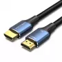 Vention Cabo HDMI 2.1 entrançado de algodão, 8K 60Hz/4K 120Hz, M/M, 3 m, azul