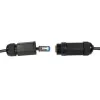 Cabo de rede LogiLink CQ7103S RJ-45 Cat6a 15 m preto