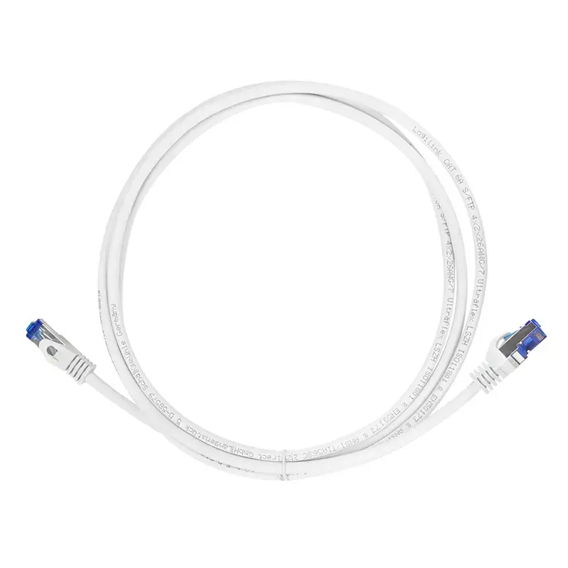 Cabo de rede LogiLink C6A051S 2m Cat6a S/FTP branco