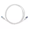 Cabo de rede LogiLink C6A022S RJ-45 Cat6a 0,5 m cinzento