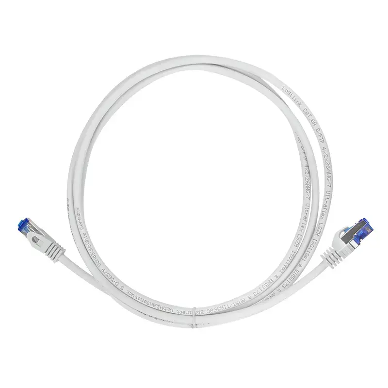 Cabo de rede LogiLink C6A052S 2 m Cat6a S/FTP cinzento