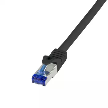 Cabo de rede LogiLink C6A043S RJ-45 Cat6a 1,5 m preto