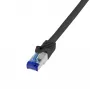 Cabo de rede LogiLink C6A103S RJ-45 Cat6a 15 m preto