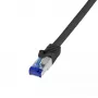 LogiLink C6A123S 30 m Cat6a S/FTP preto