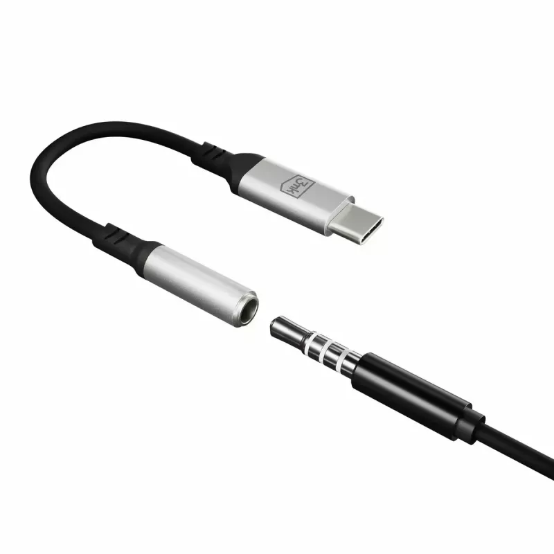 Cabo USB 3MK 3,5 mm jack 3,5 mm 1 unid. USB-C para jack 3,5 mm