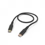 Cabo USB flexível Hama USB 2.0 1,5 m USB-C preto