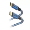 Cabo USB refletor Hama USB 2.0 1,5 m USB-C azul