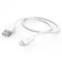 Cabo de carregamento Hama, USB-A – Lightning, 1 m, branco