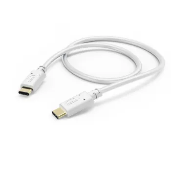 Cabo de carregamento Hama, USB-C - USB-C, 1,5 m, branco