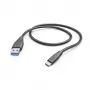 Cabo USB Hama 00201595 USB 2.0 1,5 m USB-A USB-C preto