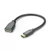 Cabo USB Hama 00201605 USB 3.2 Gen 1 (3.1 Gen 1) 0,15 m USB-C USB-A preto