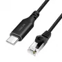 Cabo de rede LogiLink CU0412 RJ-45 Cat6 2 m preto