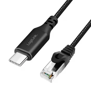Cabo de rede LogiLink CU0413 RJ-45 Cat6 3 m preto