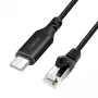 LogiLink CU0416 Cabo adaptador USB 3.2 Type-C para RJ45 Gigabit Ethernet, 10 m