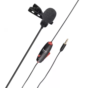 Microfone de lapela Hama Smart preto
