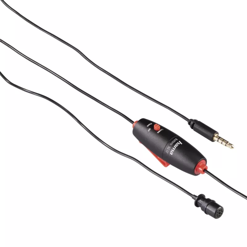 Microfone de lapela Hama Smart preto