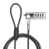 Cabo de segurança LogiLink NBS010 Preto Prateado