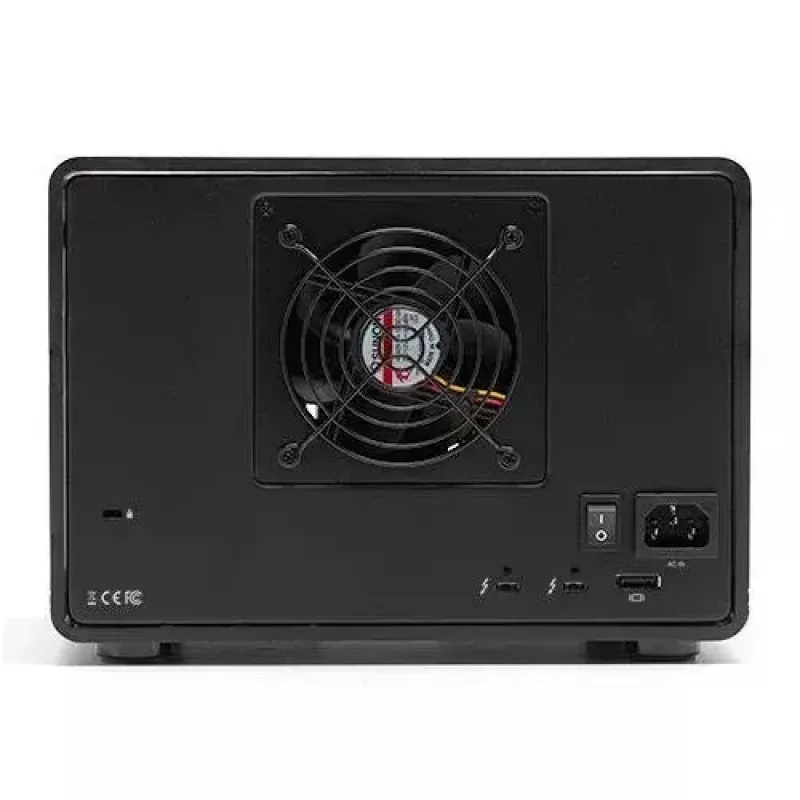 Conjunto de discos OWC ThunderBay 8 Desktop Preto 8 unidades HDD SSD