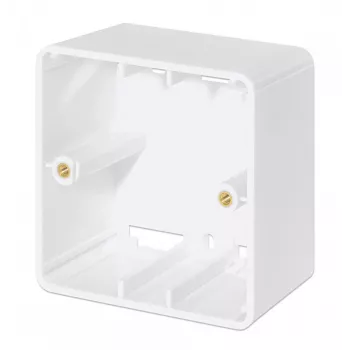 Caixa de superfície Intellinet 771900 771917 80x80x45mm Branco sinal RAL9003
