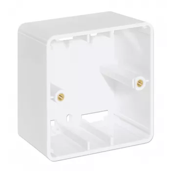 Caixa de superfície Intellinet 771900 771917 80x80x45mm Branco sinal RAL9003