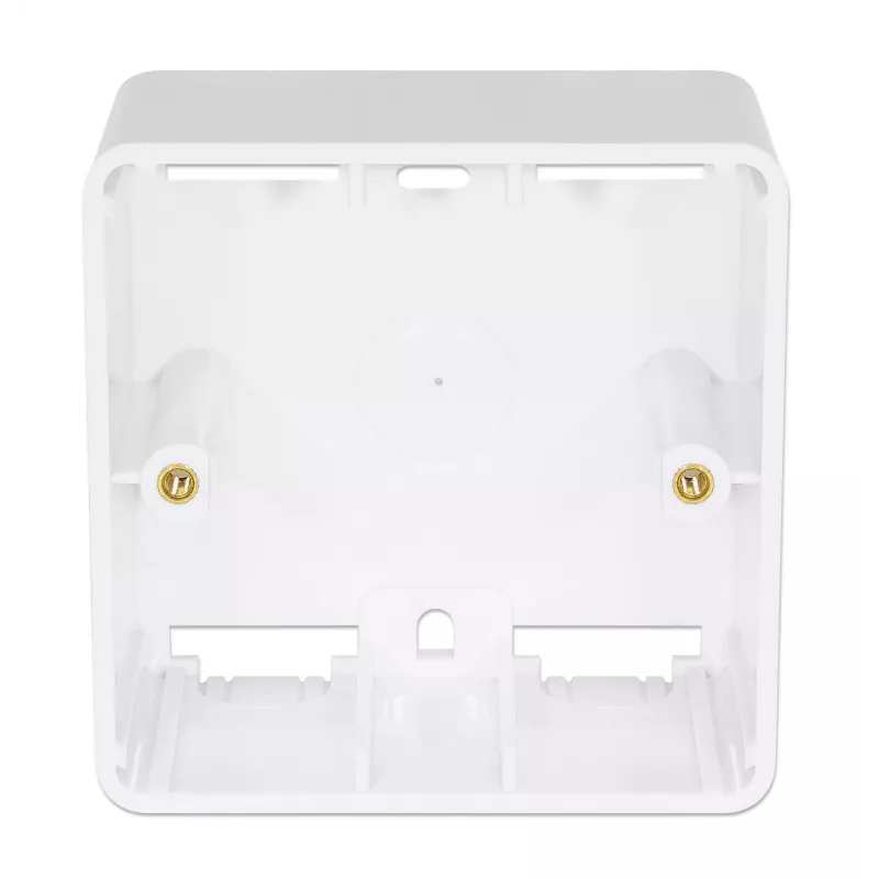 Caixa de superfície Intellinet 771900 771917 80x80x45mm Branco sinal RAL9003