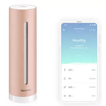Controlador Netatmo NAC-EC Alumínio 45x45x155 mm