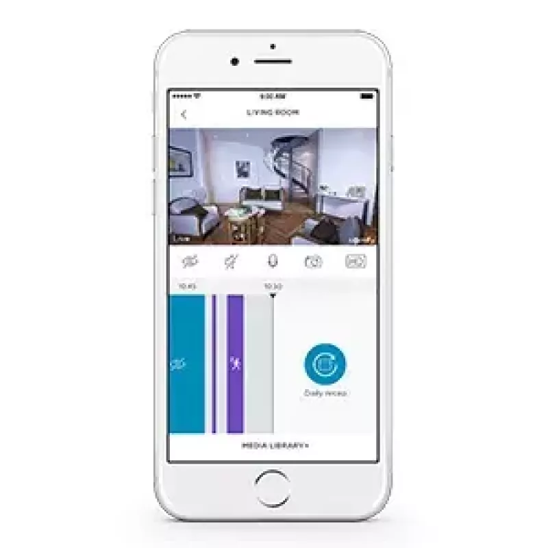 Câmara de vigilância IP Somfy 2401485 Interior 1280 x 720 píxeis
