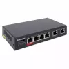 Switch Fast Ethernet Intellinet 6 portas 4 portas PoE 65W Power Budget