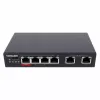 Switch Fast Ethernet Intellinet 6 portas 4 portas PoE 65W Power Budget