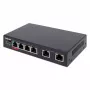 Switch Fast Ethernet Intellinet 6 portas 4 portas PoE 65W Power Budget