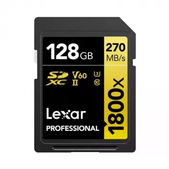 Cartão de memória Lexar 128 GB SDXC UHS-II LSD1800128G-BNNNG