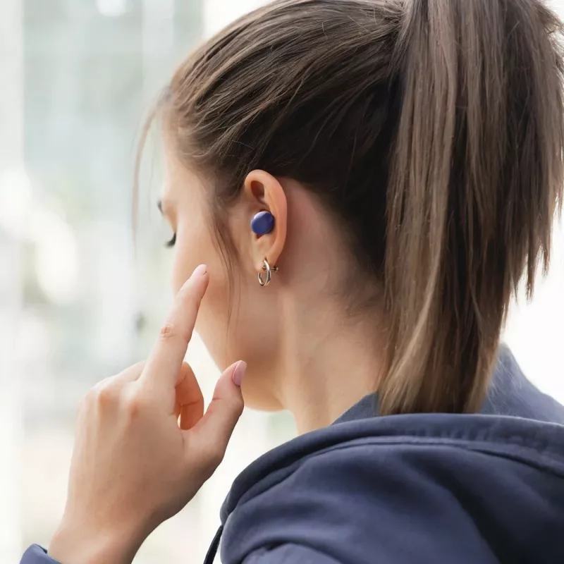 Hama Freedom Buddy II Headset True Wireless Stereo (TWS) In-Ear Chamadas/Música Bluetooth Azul