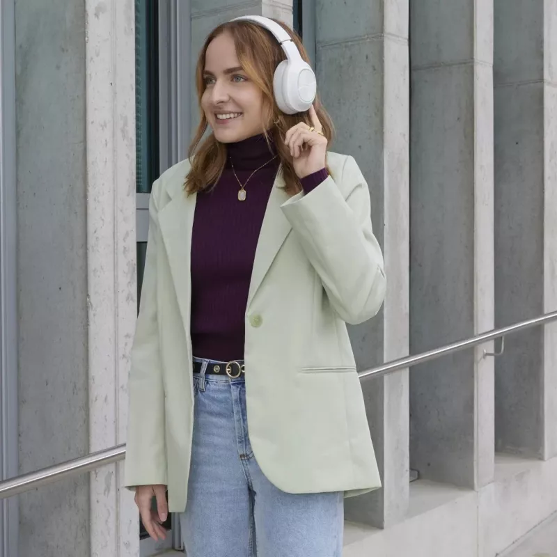Hama Spirit Calypso III Headset Sem fios Arco de cabeça Chamadas/Música Bluetooth Verde, Branco