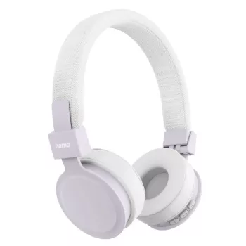 Hama Freedom Lit III Headset Sem fios Arco de cabeça Chamadas/Música USB Type-C Bluetooth Roxo, Branco