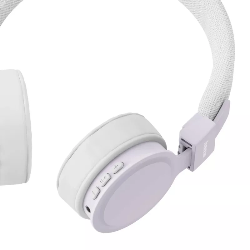 Hama Freedom Lit III Headset Sem fios Arco de cabeça Chamadas/Música USB Type-C Bluetooth Roxo, Branco