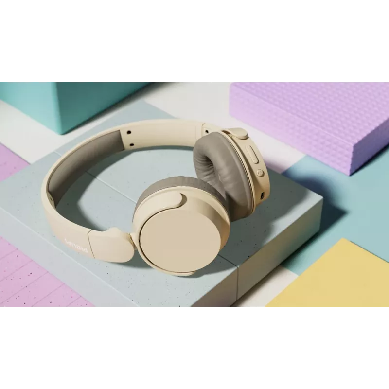 Philips TAH3209BG/00 Auscultadores/Headset Sem fios Arco de cabeça Chamadas/Música Bluetooth Bege