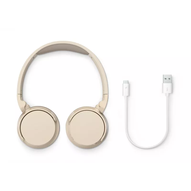 Philips TAH3209BG/00 Auscultadores/Headset Sem fios Arco de cabeça Chamadas/Música Bluetooth Bege