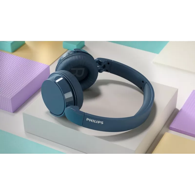 Philips Série 4000 TAH4209BL/00 Auscultadores/Headset Sem fios Arco de cabeça Chamadas/Música Bluetooth Azul
